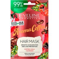 Маска для волос Eveline серии Food For Hair Aroma Coffee предотвращение выпадения 20мл