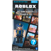 Игровая коллекционная фигурка Roblox Deluxe Mystery Pack Big Bank Robbery: Edguard and Boz