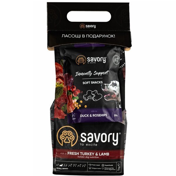 

Набор Savory Small Breed 1 кг. + лакомства