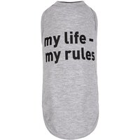 Борцовка для собак Pet Fashion my life - my rules XS Серый