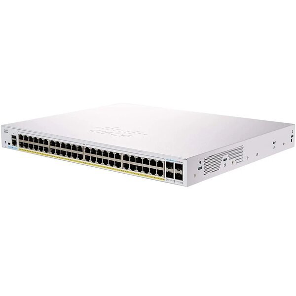 

Коммутатор Cisco CBS350 Managed 48-port GE, PoE, 4x10G SFP+ (CBS350-48P-4X-EU)