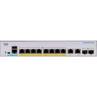 Комутатор Cisco CBS350 Managed 8-port GE, PoE, 2x1G Combo (CBS350-8P-2G-EU)