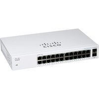 Комутатор Cisco CBS110 Unmanaged 24-port GE, 2x1G SFP Shared (CBS110-24T-EU)