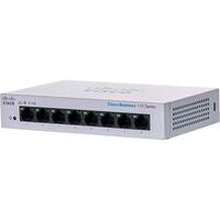 Комутатор Cisco CBS110 Unmanaged 8-port GE, Desktop, Ext PS (CBS110-8T-D-EU)