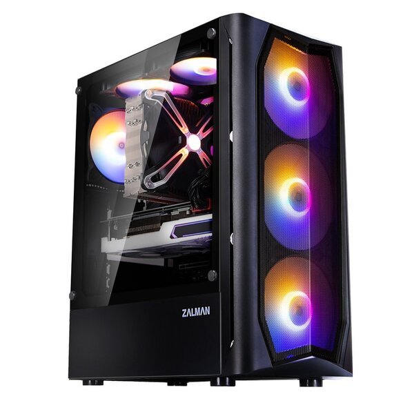 Акція на Корпус ZALMAN N4 Rev.1, без БП, 1xUSB3.0, 2xUSB2.0, 3x140mm RGB fans, 3x120mm RGB fans, TG Side Window, ATX, черный від MOYO