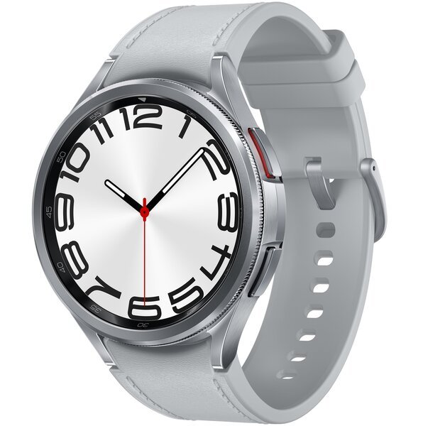 Акція на Смарт-часы Samsung Galaxy Watch6 Classic 47mm 2/16Gb Silver (SM-R960NZSASEK) від MOYO