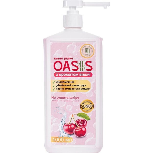 

Мыло жидкое Nata-Oasis С ароматом вишни 1000мл