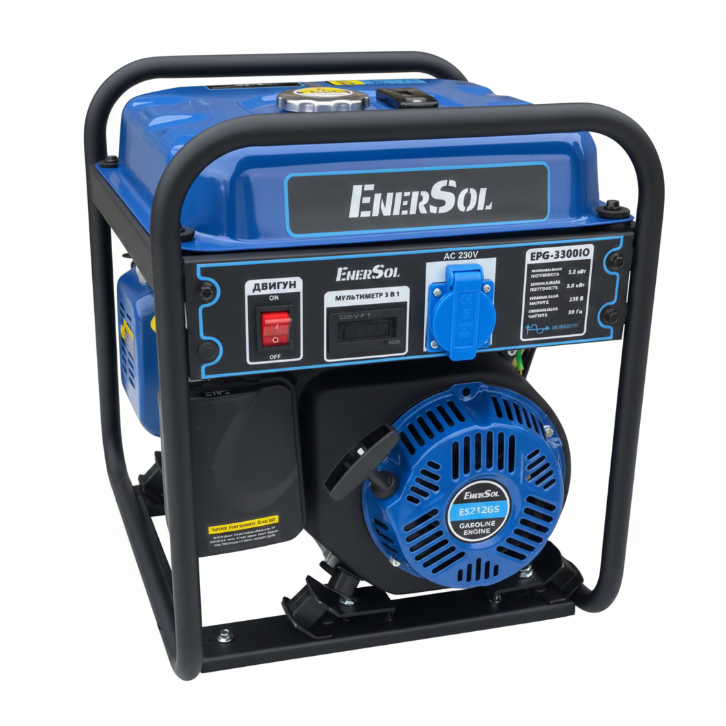 Генератор бензиновий EnerSol EPG-3300IO інверторний (EPG-3300IO)фото1