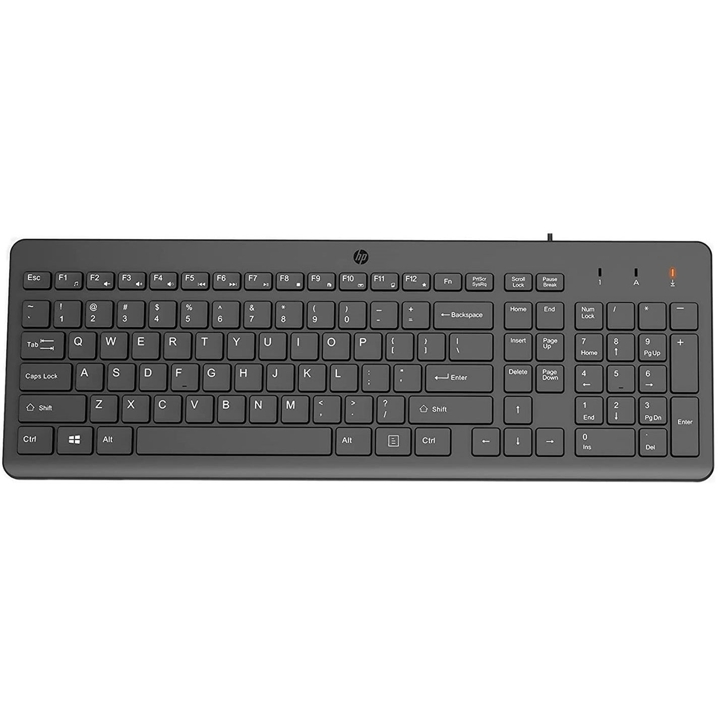 Клавіатура HP 150 USB UA Black (664R5AA)фото