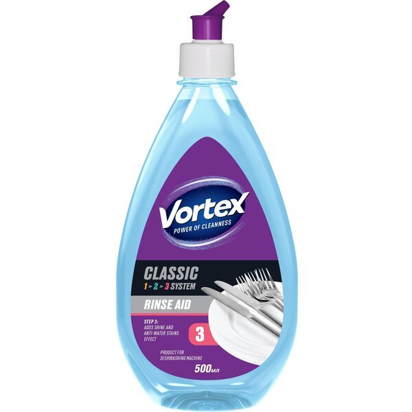 

Ополаскиватель для посудомоечной машины Vortex 500мл