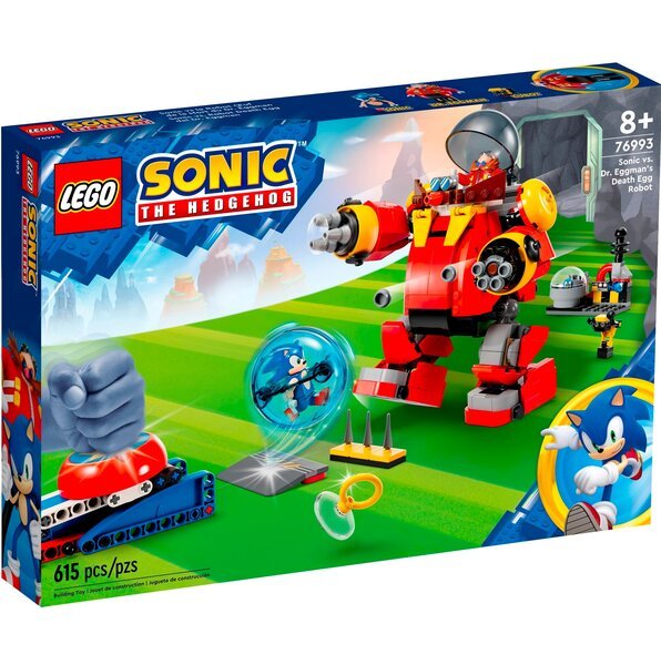 Акція на LEGO 76993 Sonic the Hedgehog Соник против смертельного робота-яйца доктора Эгмана від MOYO