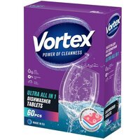 Таблетки для посудомоечной машины Vortex All in 1 60шт