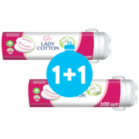 Диски ватные косметические Lady Cotton 100шт