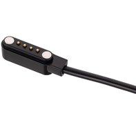 Зарядний кабель USB для смарт-годин 2E Alpha SQ, магнітний, чорний (2E-CCWASQ-BK)