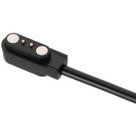 Зарядний кабель USB для смарт-годин 2E Wave Plus, магнітний, чорний (2E-CCWWP-BK)