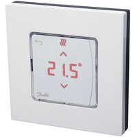 Терморегулятор Danfoss Icon2 RT, Display, +5...35 °C, программируемый, проводной, накладной, 24 В, белый