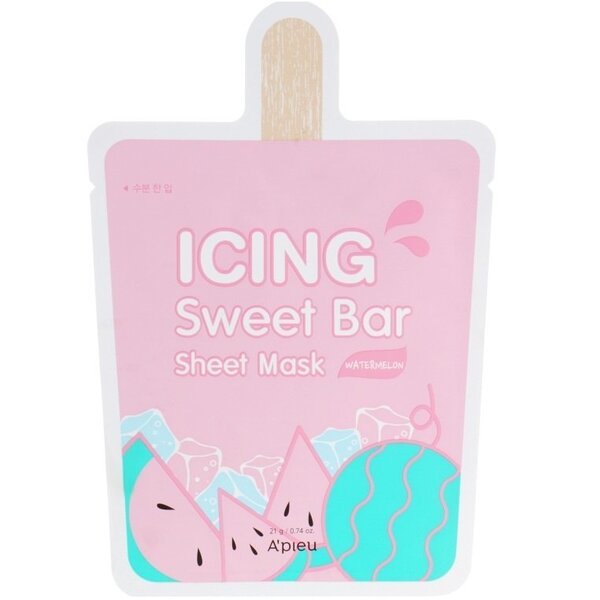 

Тканевая маска с экстрактом арбуза Apieu Icing Sweet Bar Sheet Mask Watermelon 21г