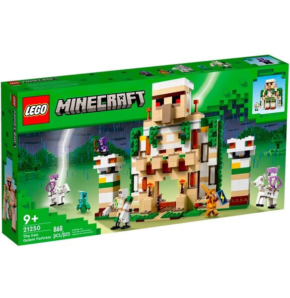 Акція на LEGO 21250 Minecraft Крепость Железный Голем від MOYO