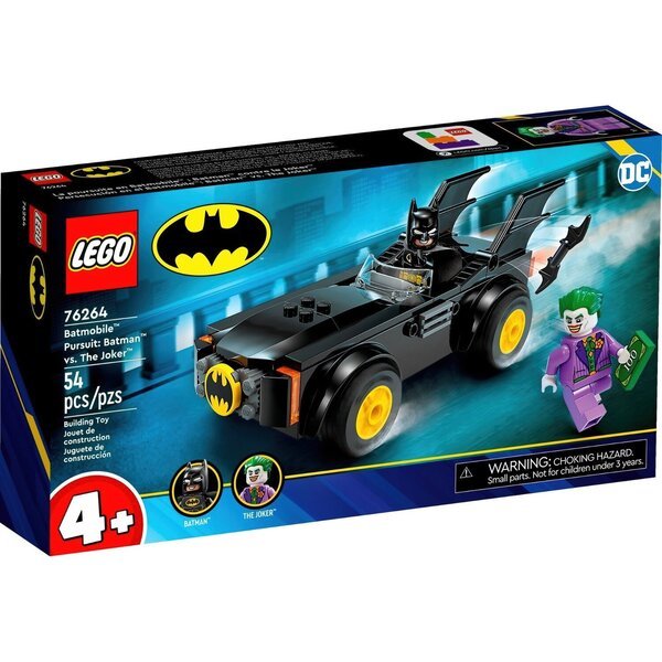 Акція на LEGO 76264 DC Batman Погоня на Бэтмобиле Бэтмэн против Джокера від MOYO