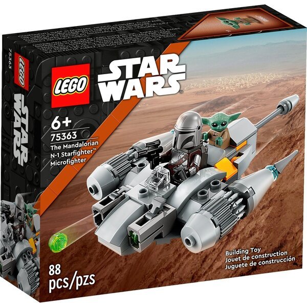 Акція на LEGO 75363 Star Wars  Мандалорский звездный истребитель N-1. Микроистребитель від MOYO