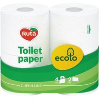 Папір туалетний Ruta Ecolo 2 шари 4шт