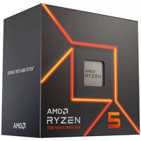 Процесор AMD Ryzen 5 7600 6C/12T 3.8/5.1GHz Boost 32Mb Radeon Graphics AM5 65W Wraith Stealth cooler Box (100-100001015B)