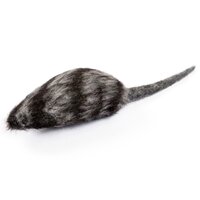 Іграшка для кішок Природа "Полівка смугаста" сіра, 5х14 см
