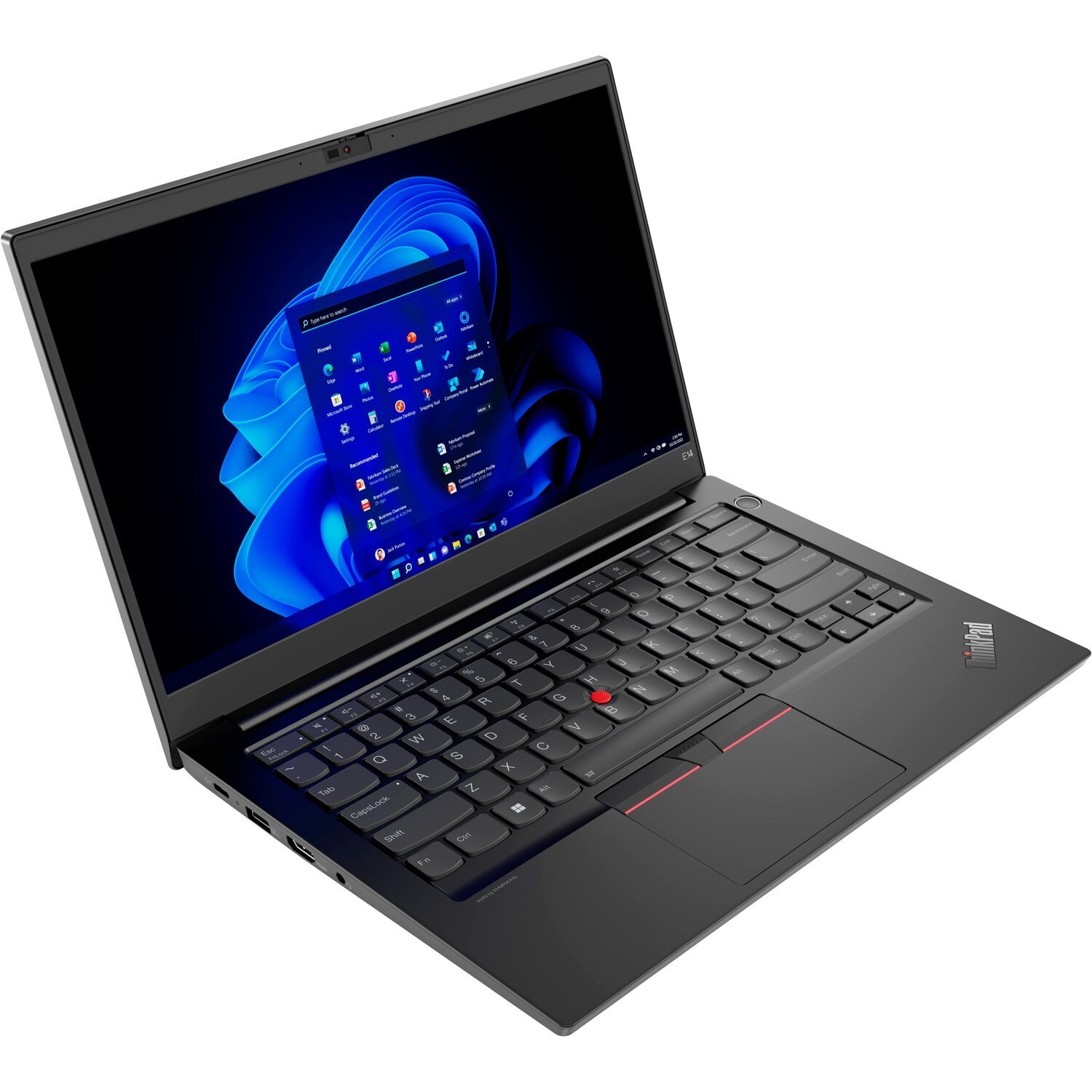 Ноутбук LENOVO ThinkPad E14 Gen 4 Black (21E3006BRA)фото