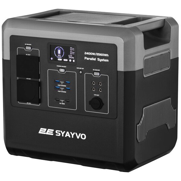 

Портативная зарядная станция 2Е Syayvo 2400W, 2560Вт·ч (2E-PPS24256)