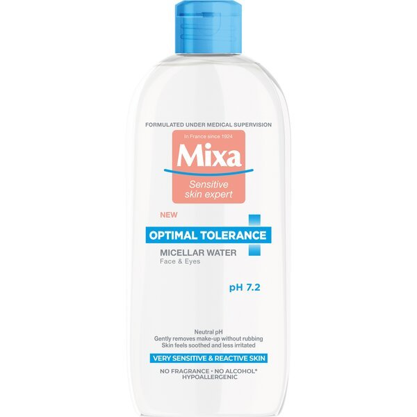 Акція на Мицеллярная вода Mixa Hydrating для нормальной и сухой чувствительной кожи лица 400мл від MOYO
