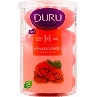 Мило туалетне Duru 1+1 Троянда та зволожувальний крем 100г*4шт