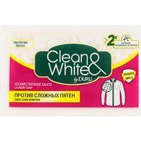 Мыло хозяйственное Clean&White by Duru для удаления пятен 125г