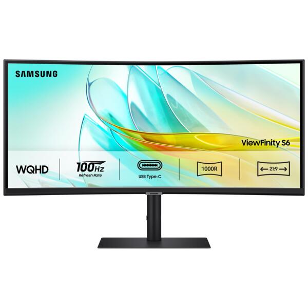 Фото - Монітор Samsung  34"  S34C650  LS34C650UAIXCI (LS34C650UAIXCI)