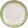 Тарелка обеденная Ardesto Siena 27 см, бело-зеленая (AR2927SWG)