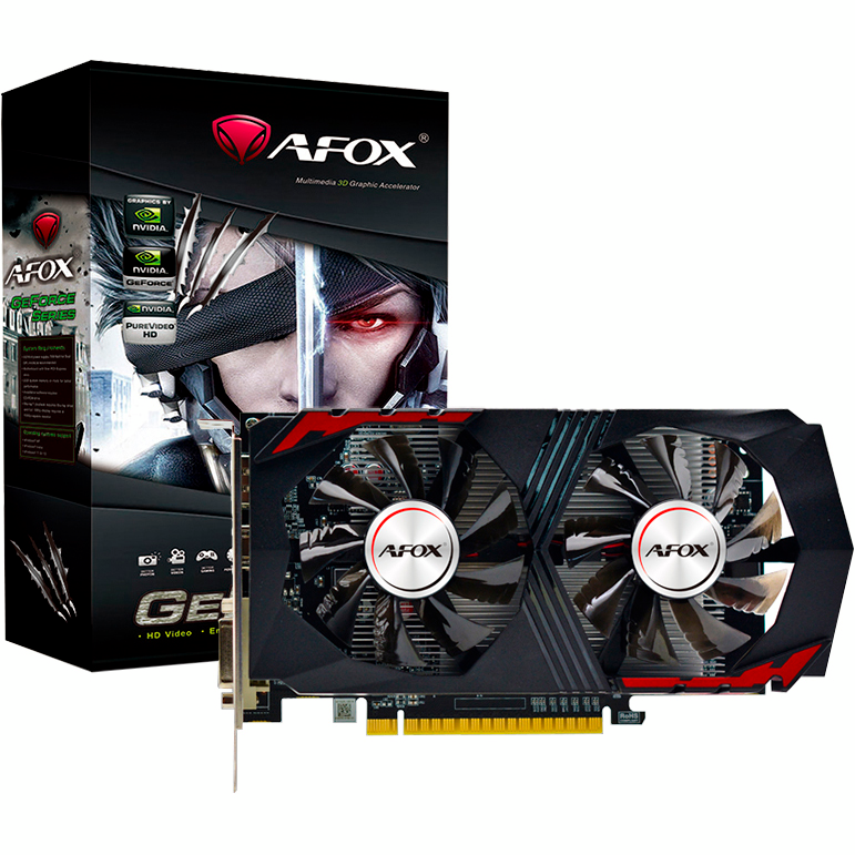 Видеокарта AFOX GeForce GTX 1050 Ti 4GB (AF1050TI-4096D5H5-V4) фото 