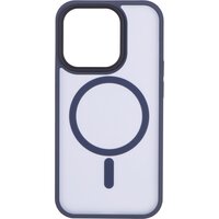 Чохол 2Е Basic для Apple iPhone 15 Pro, Soft Touch MagSafe Cover, Dark Blue (2E-IPH-15PR-OCLS-DB)