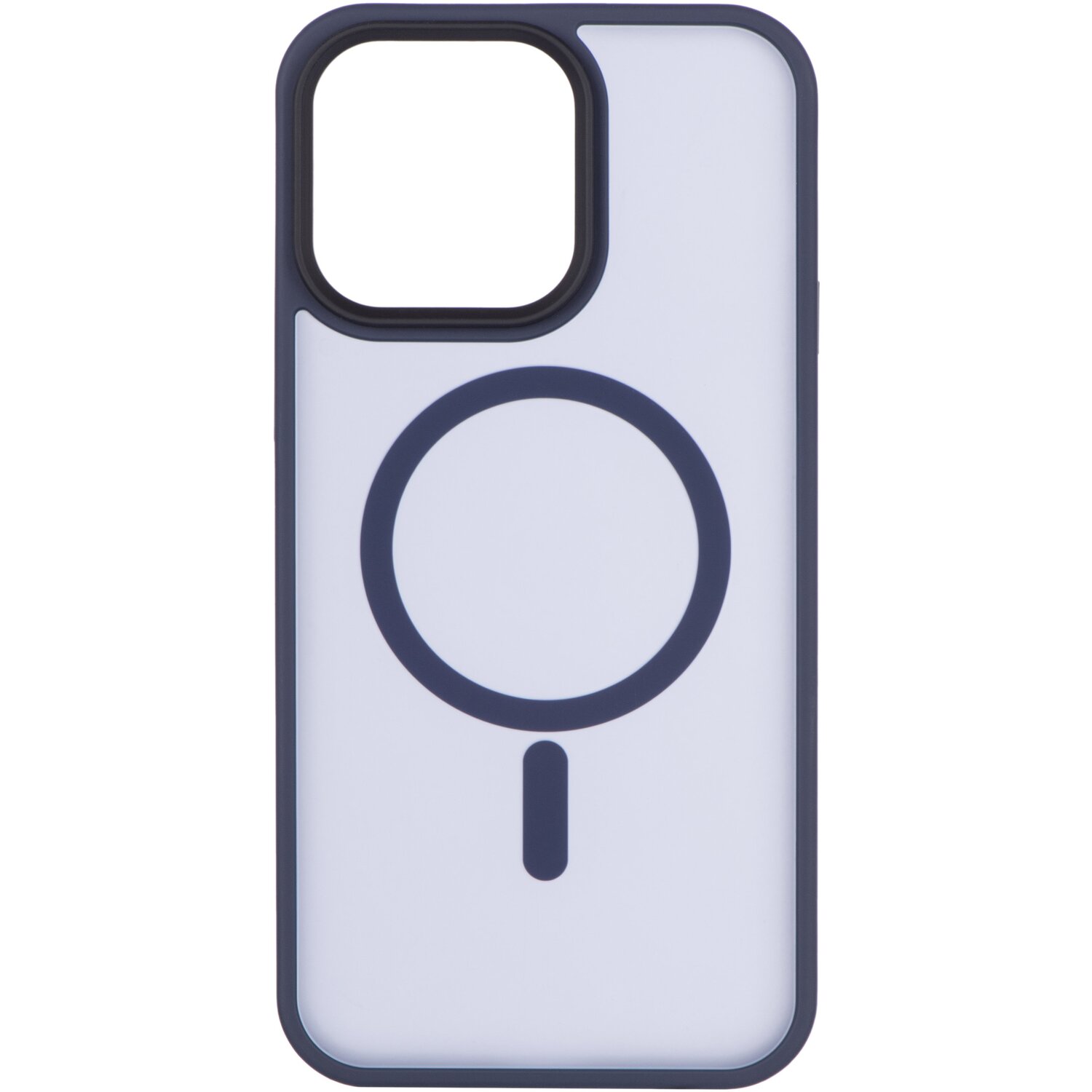 Чехол 2Е Basic для Apple iPhone 15 Pro Max, Soft Touch MagSafe Cover, Dark Blue (2E-IPH-15U-OCLS-DB) фото 