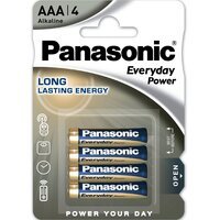 Батарейка Panasonic Everyday Power AAA BLI 4 Alkaline (LR03REE/4BP)