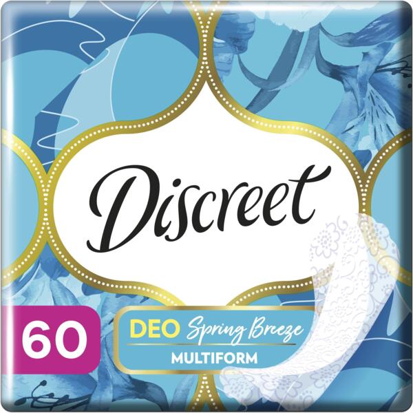 Прокладки ежедневные Discreet Deo Spring Breeze 60шт