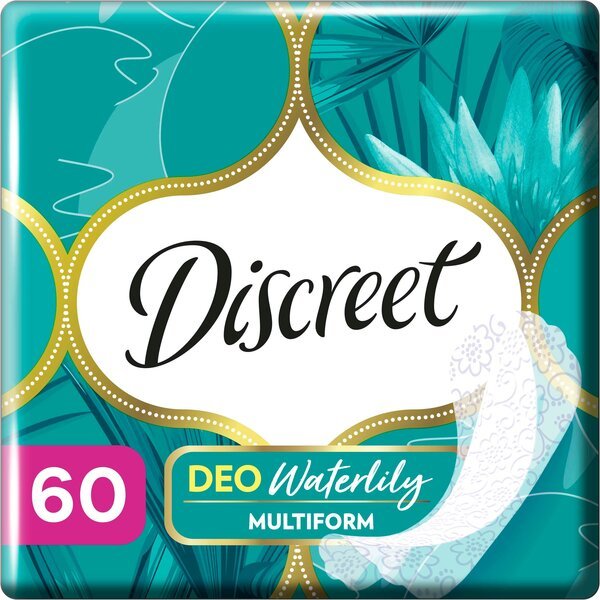 Прокладки ежедневные Discreet Deo Water Lily 60шт