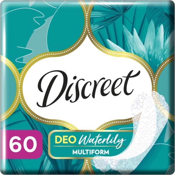 

Ежедневные прокладки Discreet Waterlilly 60 шт