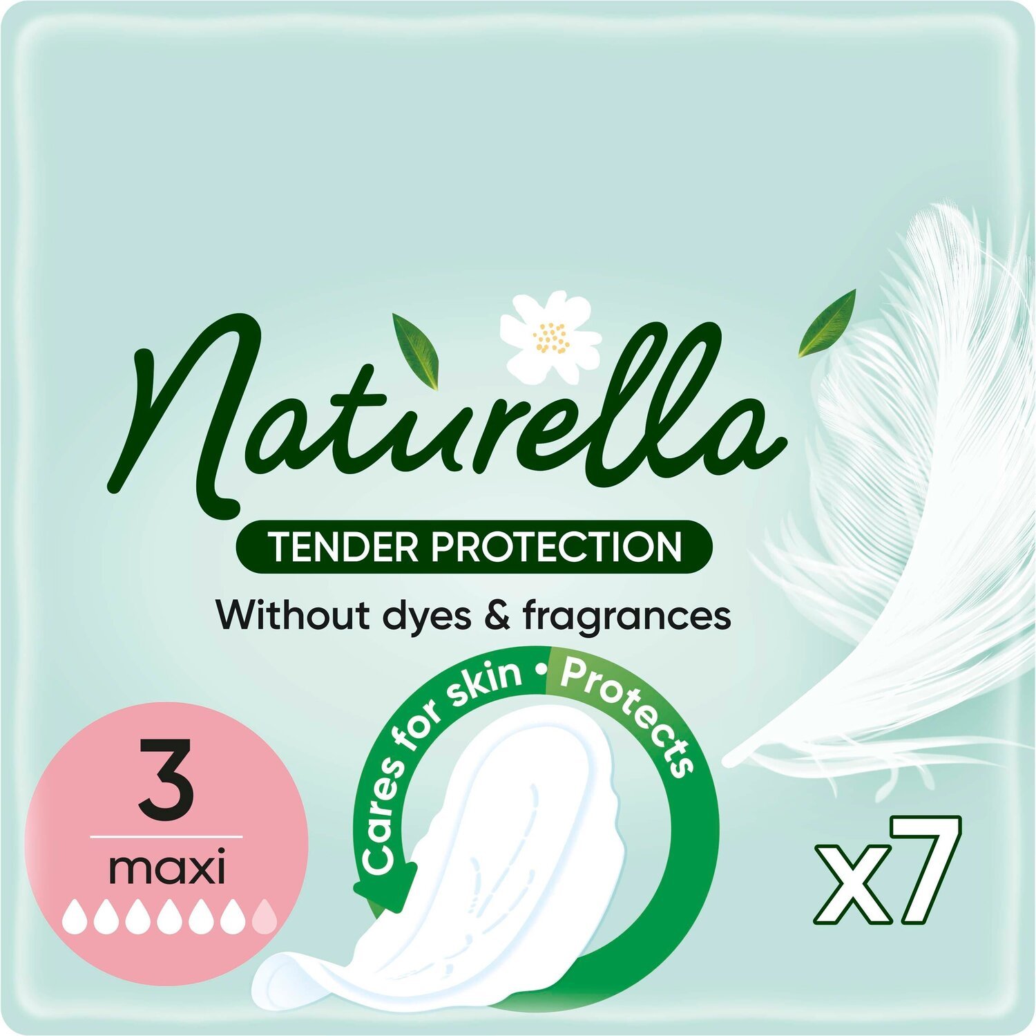 Прокладки гігієнічні Naturella Ніжний Захист Maxi Розмір 3 7штфото