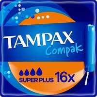 Тампони з аплікатором Tampax Compak Super Plus 16шт