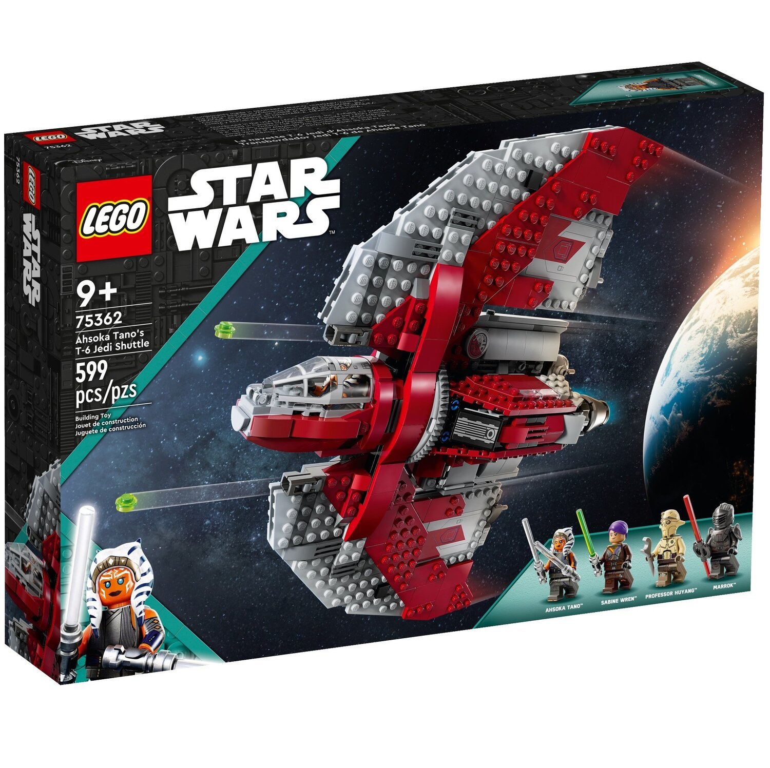 LEGO 75362 Star Wars Шаттл джедаев T-6 Асоки Тано фото 