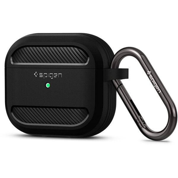 

Чехол Spigen для AirPods 3 Rugged Armor, Matte Black (ASD01978)