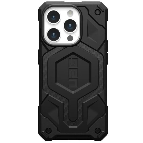 

Чехол UAG для Apple iPhone 15 Pro Monarch Pro Magsafe, Carbon Fiber (114221114242)