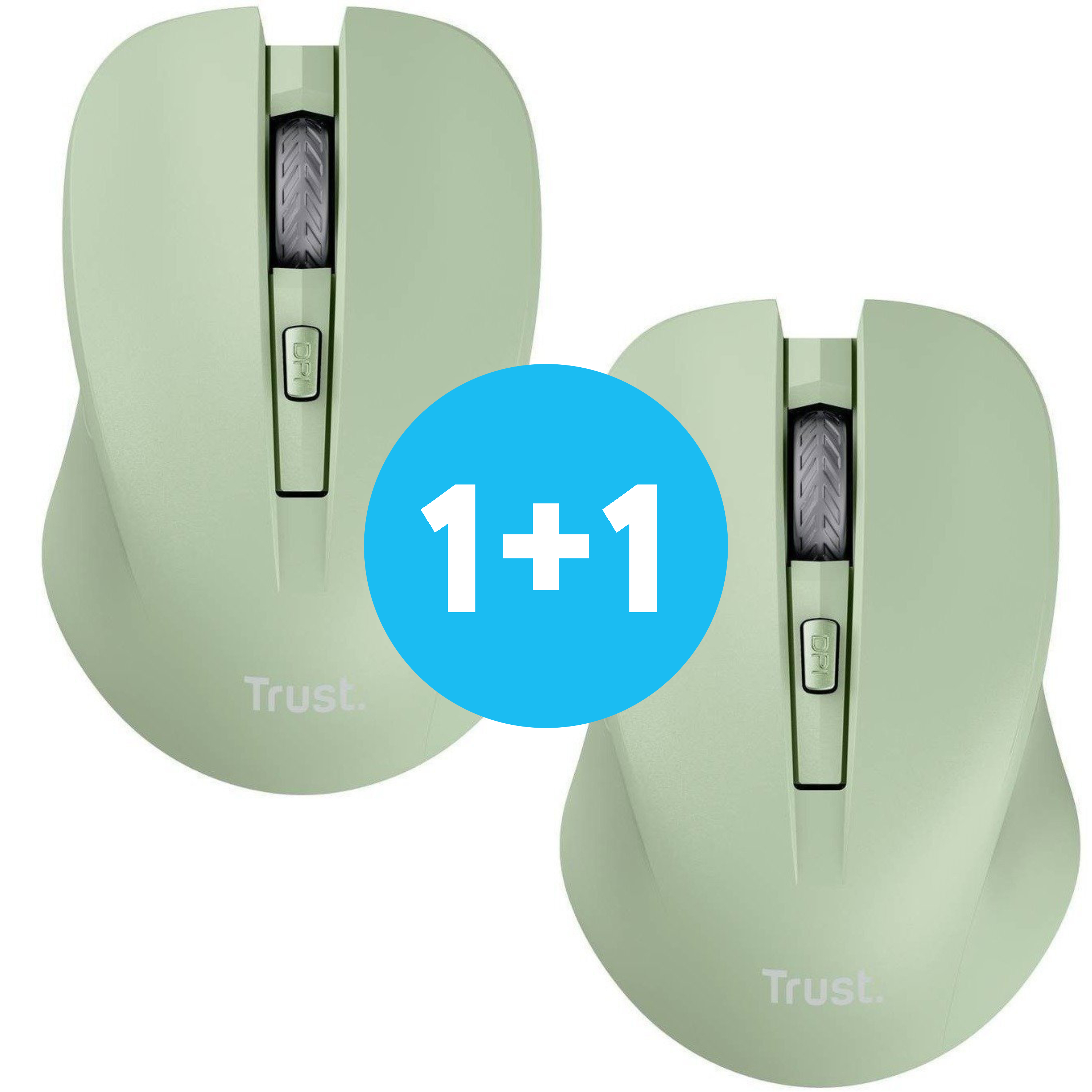 Мышь Trust MYDO silent, WL, Greeen (25042_TRUST) фото 1