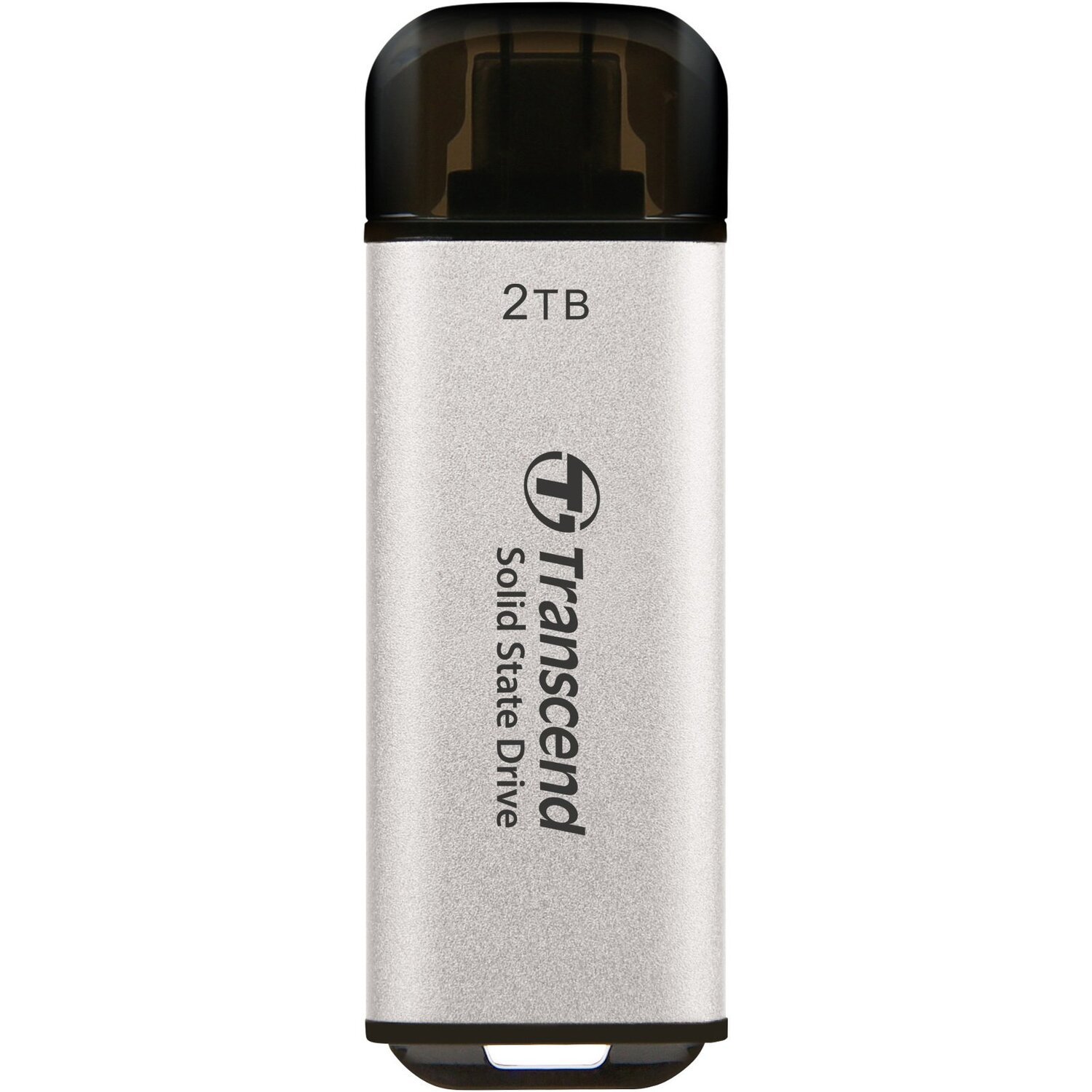 Портативный SSD TRANSCEND 2TB USB 3.1 Gen 2 Type-C ESD300 Silver (TS2TESD300S) фото 