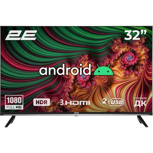 Акція на Телевизор 2E 32A07K AndroidTV від MOYO