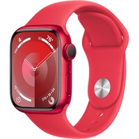 Смарт-часы Apple Watch Series 9 GPS 41mm (PRODUCT)RED Aluminium Case with (PRODUCT)RED Sport Band - S/M